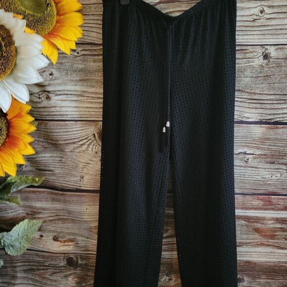 "Chico's " womans cut work palazzo black pants Size: 4 NWT - Picture 6 of 8